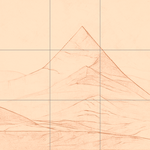 Sepia sketch with grid