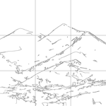 Line drawing with grid