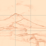 Sepia sketch with grid