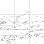 Line drawing with grid