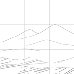 Line drawing with grid