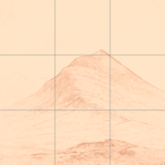 Sepia sketch with grid