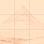 Sepia sketch with grid