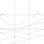 Line drawing with grid