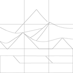 Line drawing with grid