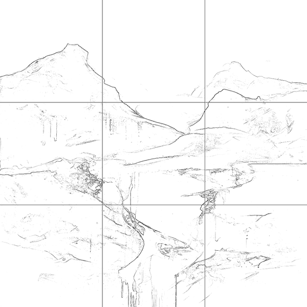 Sketch with grid