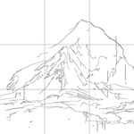 Line drawing with grid