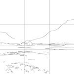 Line drawing with grid