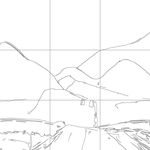 Line drawing with grid