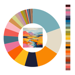 Colour wheel / palette