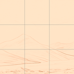 Sepia sketch with grid