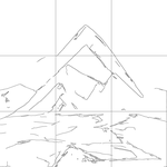 Line drawing with grid