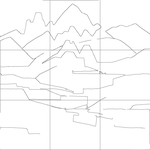 Line drawing with grid