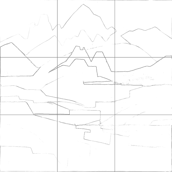 Sketch with grid