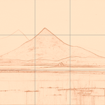 Sepia sketch with grid