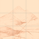 Sepia sketch with grid