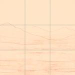 Sepia sketch with grid