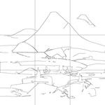 Line drawing with grid