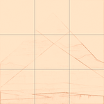 Sepia sketch with grid