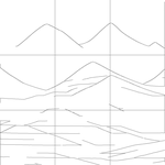 Line drawing with grid