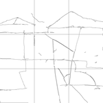 Line drawing with grid