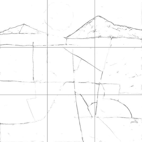 Sketch with grid