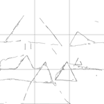 Line drawing with grid