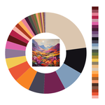 Colour wheel / palette