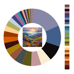 Colour wheel / palette