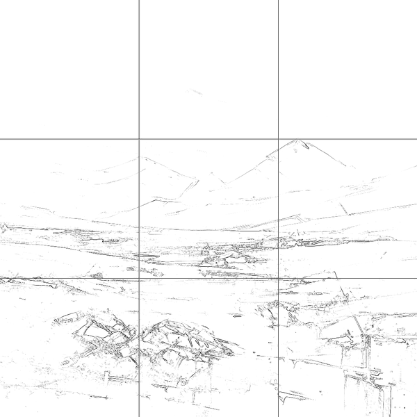 Sketch with grid