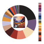 Colour wheel / palette