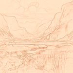 Sepia sketch