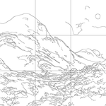 Line drawing with grid