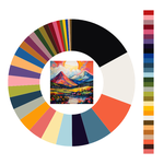 Colour wheel / palette