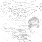 Sketch with grid