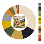 Colour wheel / palette