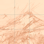 Sepia sketch with grid