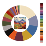 Colour wheel / palette