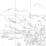 Line drawing with grid