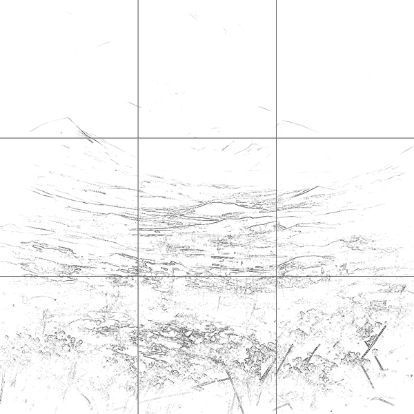 Sketch with grid