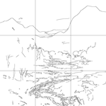 Line drawing with grid