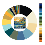 Colour wheel / palette