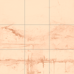 Sepia sketch with grid