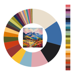 Colour wheel / palette