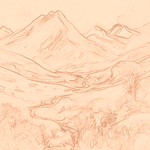 Sepia sketch