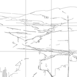 Line drawing with grid