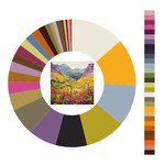 Colour wheel / palette