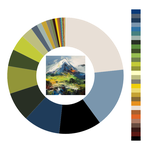 Colour wheel / palette