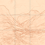 Sepia sketch with grid