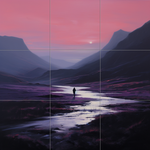 Painting with grid